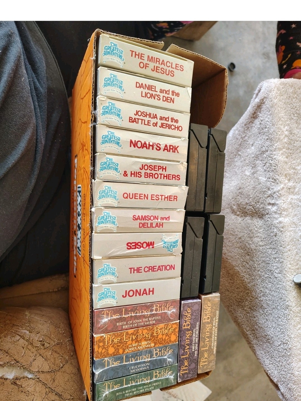 Bible Stories Cassette Set - White